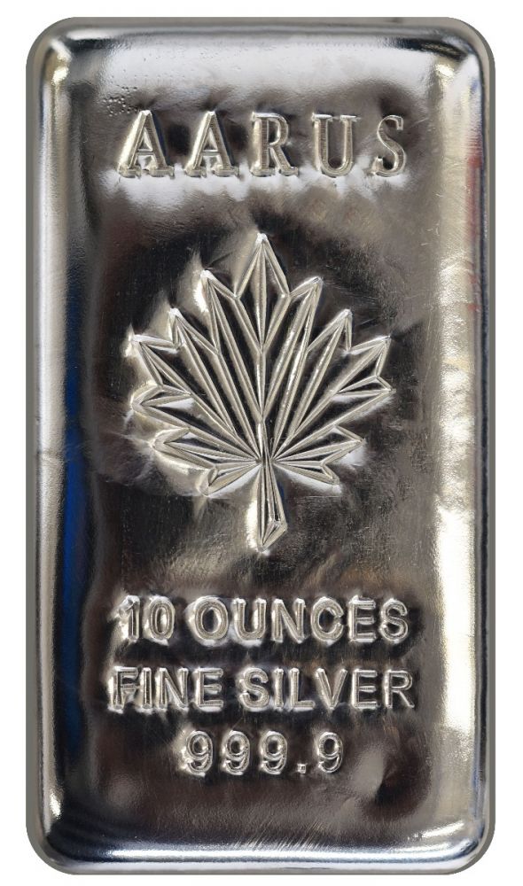 10oz Silver Bars - Free Insured Delivery