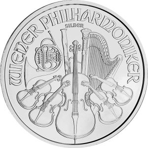 1 OZ SILVER AUSTRIAN PHILHARMONIC COIN