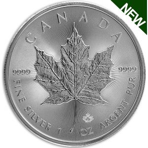 1 OZ Silver 2022 Maple Leaf Coin (NEW)